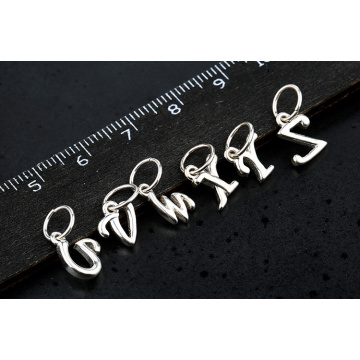 Silver 925 Gold Plated Alphabet Pendants